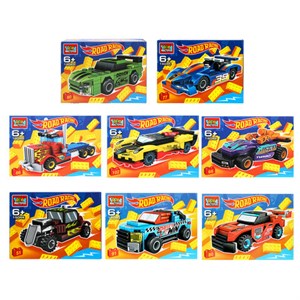 Конструктор пластиковый ROAD RACING, 51-102 детали, ассорти, ГОРОД МАСТЕРОВ - фото 8408448