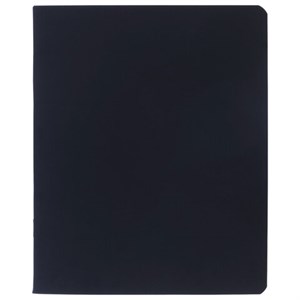Тетрадь А5 48 л., HATBER, скоба, клетка, Soft-touch ламинация, SoloMatte "Черный бархат", 092723, 48Т5лВ1 - фото 8417434