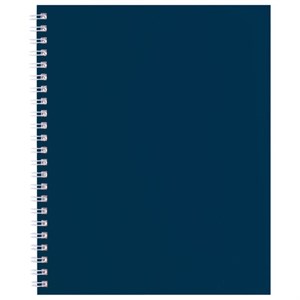 Тетрадь А5 96 л., HATBER, гребень, клетка, Soft-touch ламинация, SoloMatte "Сапфир", 96Т5лВ1гр - фото 8417441