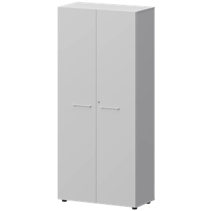 Шкаф высокий закрытый Кортез СМШ58F(Б) Белый - фото 8463981