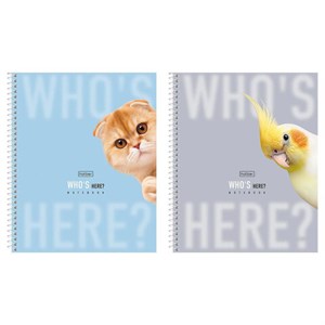 Тетрадь А5 96 л., HATBER, спираль, линия, матовая ламинация, "Кто здесь?" (микс в спайке), 093672, 96Т5лВ2сп - фото 8502064