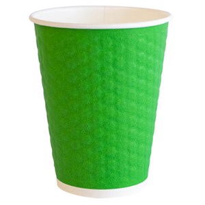 Стакан одноразовый бумажный 300/360 мл, D 90 мм, двухслойный, "Соты", зеленый, КОМПЛЕКТ 50 шт., холодное/горячее, WELDAY (ВЭЛДЭЙ), 702706 - фото 8522117