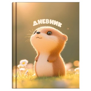 Дневник 1-4 класс 48 л., твердый, ЮНЛАНДИЯ, глянцевая ламинация, с подсказом, "Хомячок", 107579 - фото 8554763
