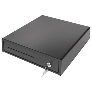 Ящик денежный механический PAYTOR HT-335P, 335х368х80 мм, без подключения ККМ, черный, 232410 - фото 8637386