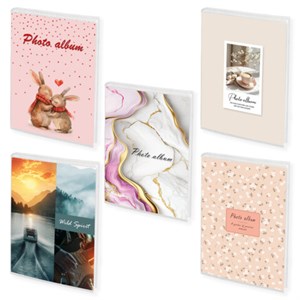 Фотоальбом BRAUBERG на 36 фото 10х15 см, ассорти 5 дизайнов, мягкая обложка, 391442 - фото 8637425