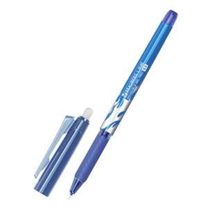 Ручка стираемая гелевая с грипом BRAUBERG "LINE", СИНЯЯ, игольчатый наконечник 0,5 мм, линия письма 0,35 мм, 144433 - фото 8657021