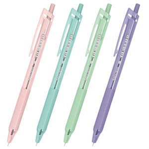 Ручка шариковая автоматическая с грипом BRAUBERG "CLASSIC PASTEL", СИНЯЯ, корпус ассорти, пишущий узел 0,5 мм, линия письма 0,35 мм, 144468 - фото 8732501