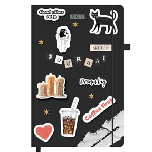 Скетчбук, слоновая кость 140 г/м2, 130х210 мм, 80 л., софт-тач, резинка, BRAUBERG ART CLASSIC, "For you,", 117772 - фото 8864094