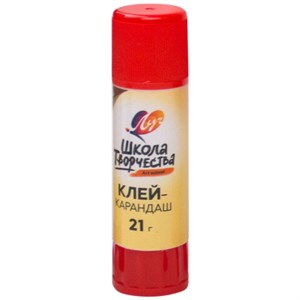 Клей-карандаш ЛУЧ "Школа творчества", 21 г, PVP основа, 29С 1737-08 - фото 8916479