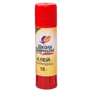 Клей-карандаш ЛУЧ "Школа творчества", 15 г, PVP основа, 29С 1736-08 - фото 8916481