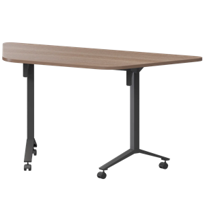 Стол мобильный складной трапециевидный Моби МБ22-127.58Т Темный шимо/Антрацит - фото 8970152