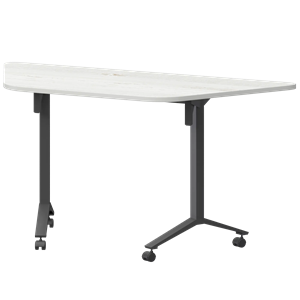 Стол мобильный складной трапециевидный Моби МБ25-127.58Т Сосна винтер/Антрацит - фото 8970163