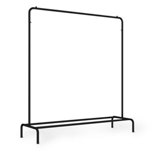 Вешалка для плечиков BOOMHOUSE (БУМХАУС) GR-001 (1500x1100x400 мм), металл, черная, 701434 - фото 9027363