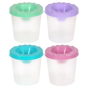 Стакан-непроливайка BRAUBERG KIDS, пастельные цвета, ассорти, 192738 - фото 9089663