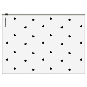 Папка-конверт на молнии ERICH KRAUSE "Clear Beauty", A4, прозрачная, 65231 - фото 9104834