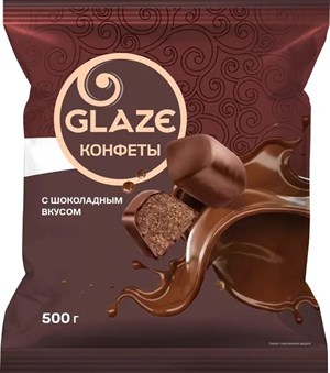 Конфеты «Глэйс» с шоколадным вкусом, 500 г - фото 9152922