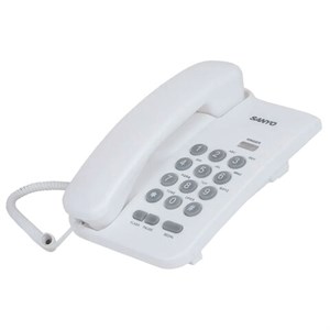 Телефон проводной SANYO RA-S108W, тональный / импульсный режим, повтор, белый - фото 9167278