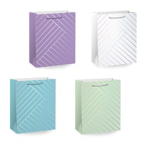 Пакет подарочный (1 штука) 18х10х23 см (M), "Leather Bag", ассорти, с тиснением, ЗОЛОТАЯ СКАЗКА, 700811 - фото 9176599