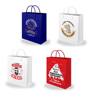 Пакет подарочный (1 штука) 26х13х32 см (L), "For Man" ассорти, крафт, ЗОЛОТАЯ СКАЗКА, 700812 - фото 9176600