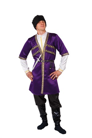 Костюм взрослый карнавальный Азербайджанец - фото 9176757