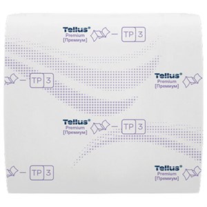 Бумага туалетная листовая Tellus/TORK (Система ТР3) ПРЕМИУМ КОМПЛЕКТ 40 шт., 200 л., 11х23 см, 2-слойная, 233100 - фото 9231844