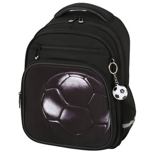 Рюкзак BRAUBERG PROFI, 2 отделения, с брелком, "Leather ball", 3D-панель, 36х27х19 см, 274416 - фото 9295715