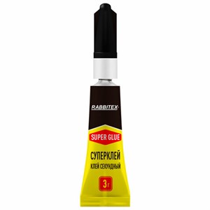 Клей секундный суперклей УЛЬТРАПРОЧНЫЙ, отрывная мультикарта 12 шт., 3 г, RABBITEX (РАББИТЕКС) "ДВА СЛОНА", 609810 - фото 9296231