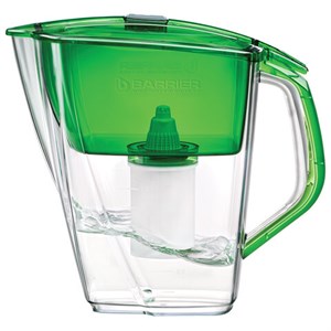 Кувшин-фильтр для очистки воды БАРЬЕР "Гранд Нео", 4,2 л, со сменной кассетой, нефрит, В012Р00 - фото 9369157