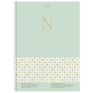 Тетрадь А4 160л. HATBER спираль, клетка, обложка твердая, глянцевая, 4 разделителя,Гр, 160Ттр4В1сп_355 - фото 9457231