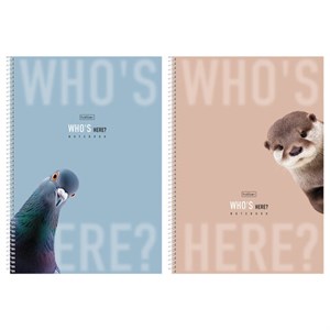 Тетрадь А4 96л. HATBER спираль, клетка, матовая ламинация, Кто здесь? (микс в спайке), 96Т4лВ1сп - фото 9457244