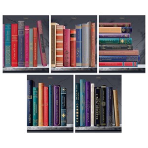 Тетрадь А5 48л. HATBER скоба, клетка, Soft-touch ламинац, 3D фольга, Золотые страницы, 48Т5лофВ1 - фото 9457249