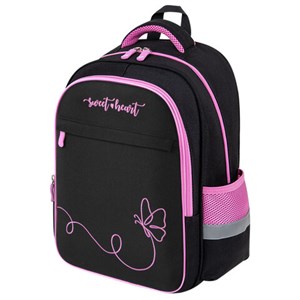 Рюкзак BRAUBERG FAVOUR, 2 отделения, 3 кармана, "Soaring butterfly", вышивка, 40х29х15 см, 274433 - фото 9463239