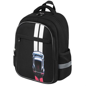 Рюкзак BRAUBERG FAVOUR, 2 отделения, 3 кармана, "Upright car", 40х29х15 см, 274434 - фото 9463242