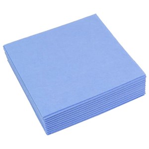 Салфетки VILEDA "Универсальная" КОМПЛЕКТ 10шт, вискоза/полипропилен, синий 40*38см, 101029 - фото 9463266