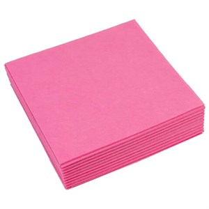 Салфетки VILEDA "Универсальная" КОМПЛЕКТ 10шт, вискоза/полипропилен, красный 40*38см, 101030 - фото 9463268