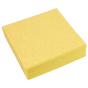 Салфетки VILEDA "Универсальная" КОМПЛЕКТ 10шт, вискоза/полипропилен, желтый 40*38см, 101032 - фото 9463269