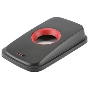 Крышка для контейнера 70 литров VILEDA "ГЕО" КРУГЛОЕ ОТВЕРСТИЕ, 29*49*9см, 137732 - фото 9463396