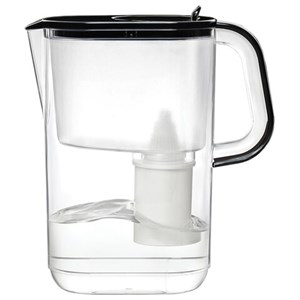 Кувшин-фильтр для очистки воды БАРЬЕР "Эверест", 3,5 л, со сменной кассетой, черный,, В775Р00 - фото 9471805