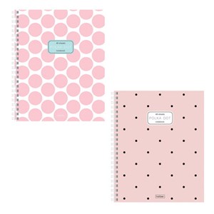 Тетрадь обложка пластик, А5 48л. гребень, клетка, HATBER, Горохи (микс в спайке), 092, 48Т5В1гр - фото 9515897