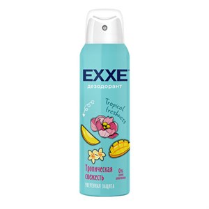 Дезодорант для тела женский 150 мл EXXE TROPICAL FRESHNESS "Тропическая свежесть", С0007354 - фото 9567726