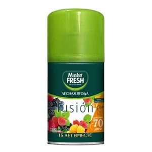 Сменный баллон 250 мл MASTER FRESH "Лесная ягода" для автоматических освежителей, С0006612 - фото 9567759