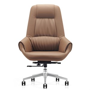 Кресло HAWASAN PREMIUM "EX-810", хромированная сталь, экокожа, коричневое, 533236 - фото 9689214