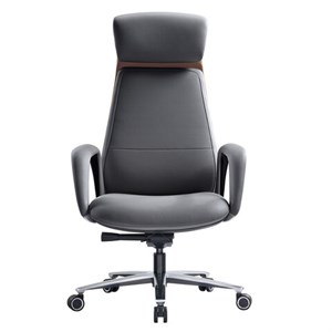 Кресло HAWASAN PREMIUM "EX-820", синхромеханизм, слайдер, экокожа, графит/коричневое, 533238 - фото 9689219