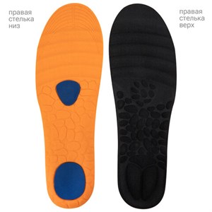 Стельки для обуви С МАССАЖНЫМИ ПОДУШЕЧКАМИ размер RU 38-44/EU 39-45, SHEGRA (ШЕГРА), 702303 - фото 9713303