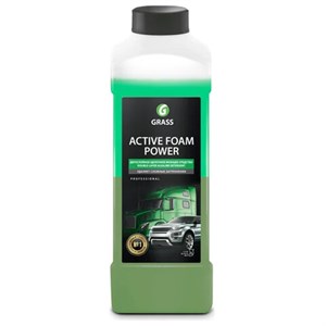 Автошампунь c активной пеной 1 л, GRASS ACTIVE FOAM POWER для сложных загрязнений, концентрат, 113140 - фото 9788496