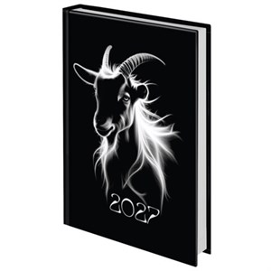 Ежедневник датированный 2027 145х215 мм, А5, STAFF, ламинированная обложка, "Символ года", 117801 - фото 9822672