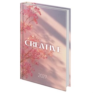 Ежедневник датированный 2027 145х215 мм, А5, STAFF, ламинированная обложка, "Creative", 117802 - фото 9822673