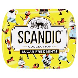 Драже освежающие SCANDIC без сахара со вкусом "Клубничный микс", 14 г, 4610274540063