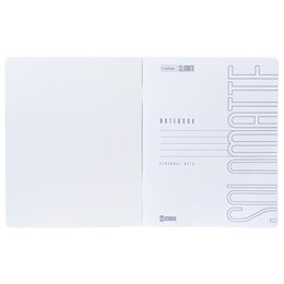 Тетрадь А5, 48 л., HATBER, скоба, клетка, Soft-touch ламинация, СОЛО "Сапфир", 092727, 48Т5лВ1