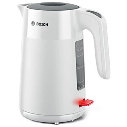 Чайник BOSCH TWK2M161, 1,7 л, 2400 Вт, закрытый нагревательный элемент, пластик, белый